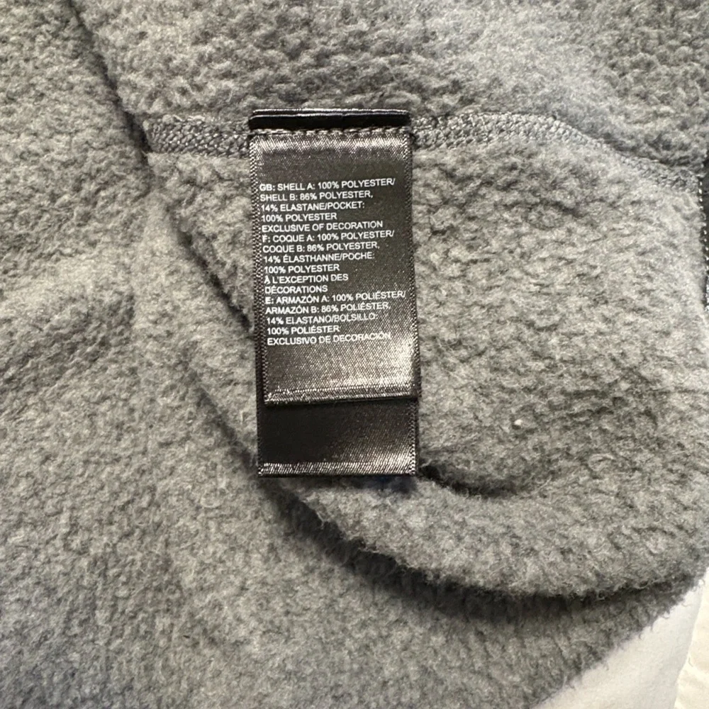 The North Face Men's 1/4 Snap Fleece Pullover L Gray Outdoors Gorpcore Hiking